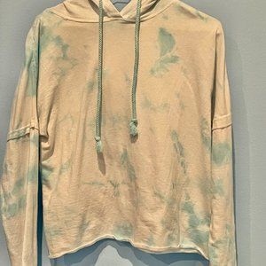 Tie die hooded sweatshirt